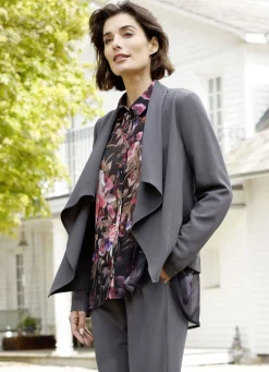 Leichtblazer mit Schalkragen