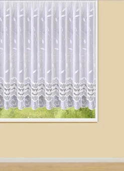 Leichter Blumenfenster-Store