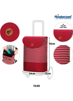 Leichter und robuster Einkaufsroller von Andersen