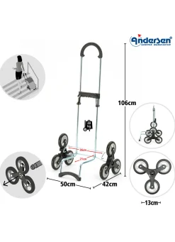 Leichter und robuster Einkaufsroller von Andersen
