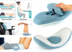 Lendenkissen 5-in-1 mit Wärme- und Massagefunktion