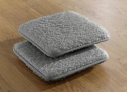 Licardo-Stuhlkissen, 2er-Set, aus reiner Schurwolle