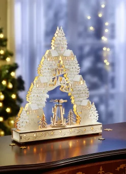 Lichterbogen aus Holz