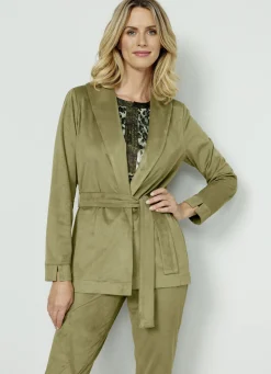 Longblazer mit Schalkragen