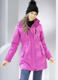 Longjacke aus Softshell