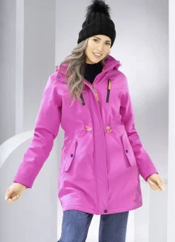 Longjacke aus Softshell