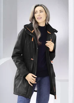 Longjacke aus Softshell