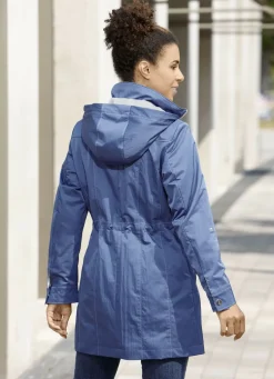 Longjacke mit krempelbaren Ärmeln