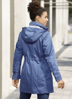 Longjacke mit krempelbaren Ärmeln