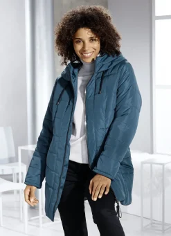 Longjacke mit 2-Wege-Reißverschluss