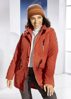 Longjacke mit 2-Wege-Reißverschluss