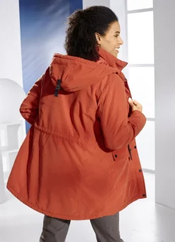 Longjacke mit 2-Wege-Reißverschluss