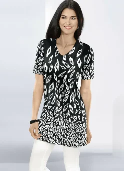 Longshirt in leicht ausgestellter Form