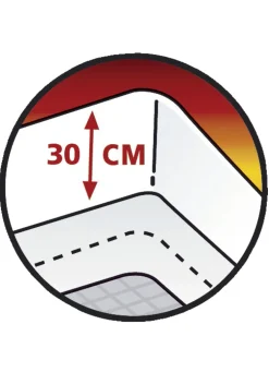 Luxuszwirn-Jersey-Spannbetttuch mit Elasthan