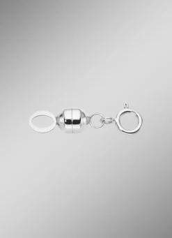 Magnetschließe aus Weißgold