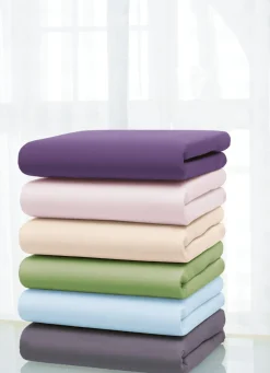 Mako-Feinjersey-Spannbetttücher und Kissenbezüge aus 100% Baumwolle