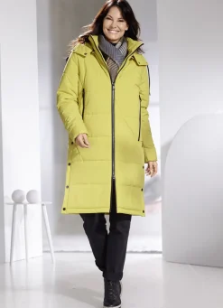 Mantel mit abnehmbarer Kapuze