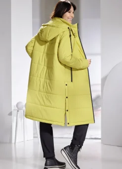 Mantel mit abnehmbarer Kapuze