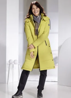Mantel mit abnehmbarer Kapuze