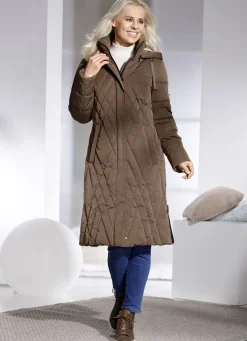 Mantel mit abnehmbarer Kapuze