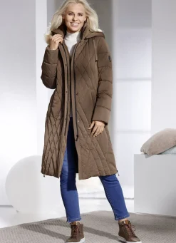 Mantel mit abnehmbarer Kapuze