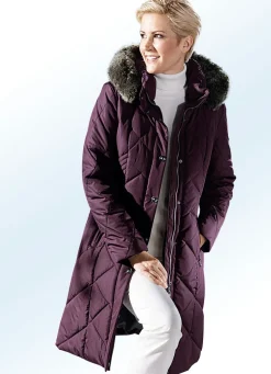 Mantel mit figurfreundlichem Stepp