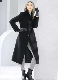 Mantel mit Knopfleiste