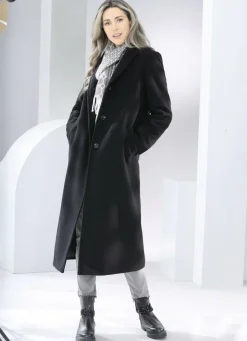 Mantel mit Knopfleiste