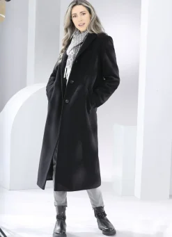 Mantel mit Knopfleiste