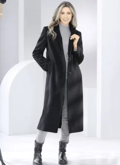 Mantel mit Knopfleiste