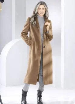 Mantel mit Knopfleiste