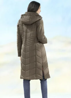 Mantel mit Reißverschluss-Seitenschlitzen