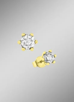 Massive Brillant-Ohrstecker