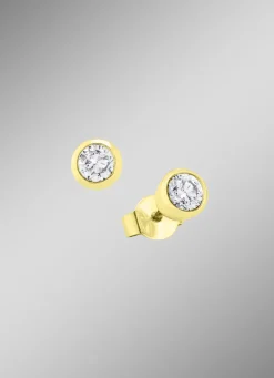 Massive Brillant-Ohrstecker