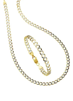 Massive, diamantierte Panzerketten-Garnitur