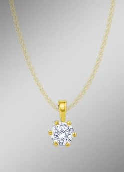 Massiver Brillant-Anhänger