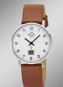 Master Time Damen-Lederarmbanduhr