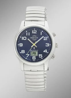 Master Time Funk-Damenuhr mit Edelstahlzugband