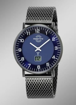 Master Time Funk-Herrenuhr mit Edelstahlband