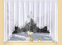 M-Bogen-Store aus echter Plauener Spitze