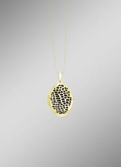 Medaillon mit Leopardenmuster