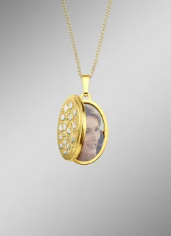 Medaillon zum Öffnen in Bicolor