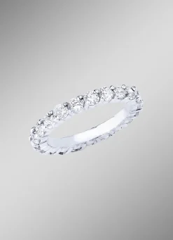 Memoire-Brillantring mit Brillanten