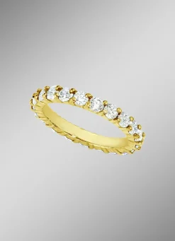 Memoire-Brillantring mit Brillanten