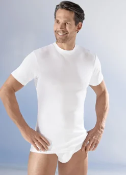 Mey Noblesse Zweierpack Shirts aus Feinripp, weiß