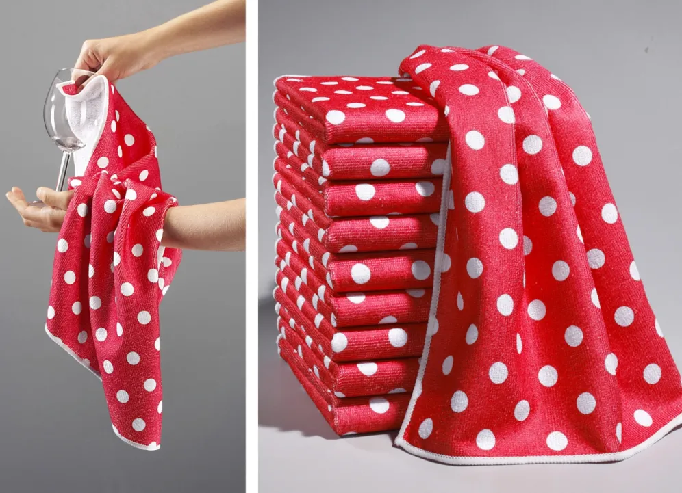 Mikrofaser-Geschirrtücher-Set, 10-teilig