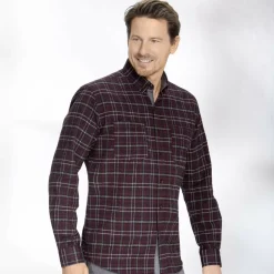 Milano Italy-Hemd mit Button-Down-Kragen