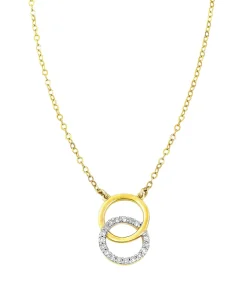 Moderne Halskette mit 18 Diamanten