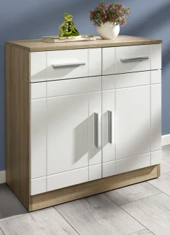 Moderne Kommode mit matten Tiefzieh-Fronten