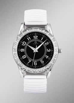 Moderne Quartz-Damenuhr mit Zugband